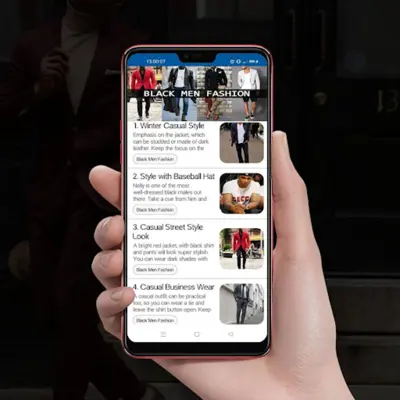 Latest Black Men Fashion android App screenshot 1